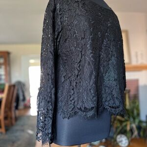 Zac & Rachel Black Lace Top